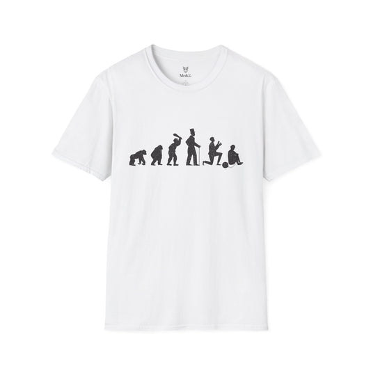 Evolution of a Groom Unisex Softstyle T-Shirt - Perfect for Bachelor Parties and Casual Wear