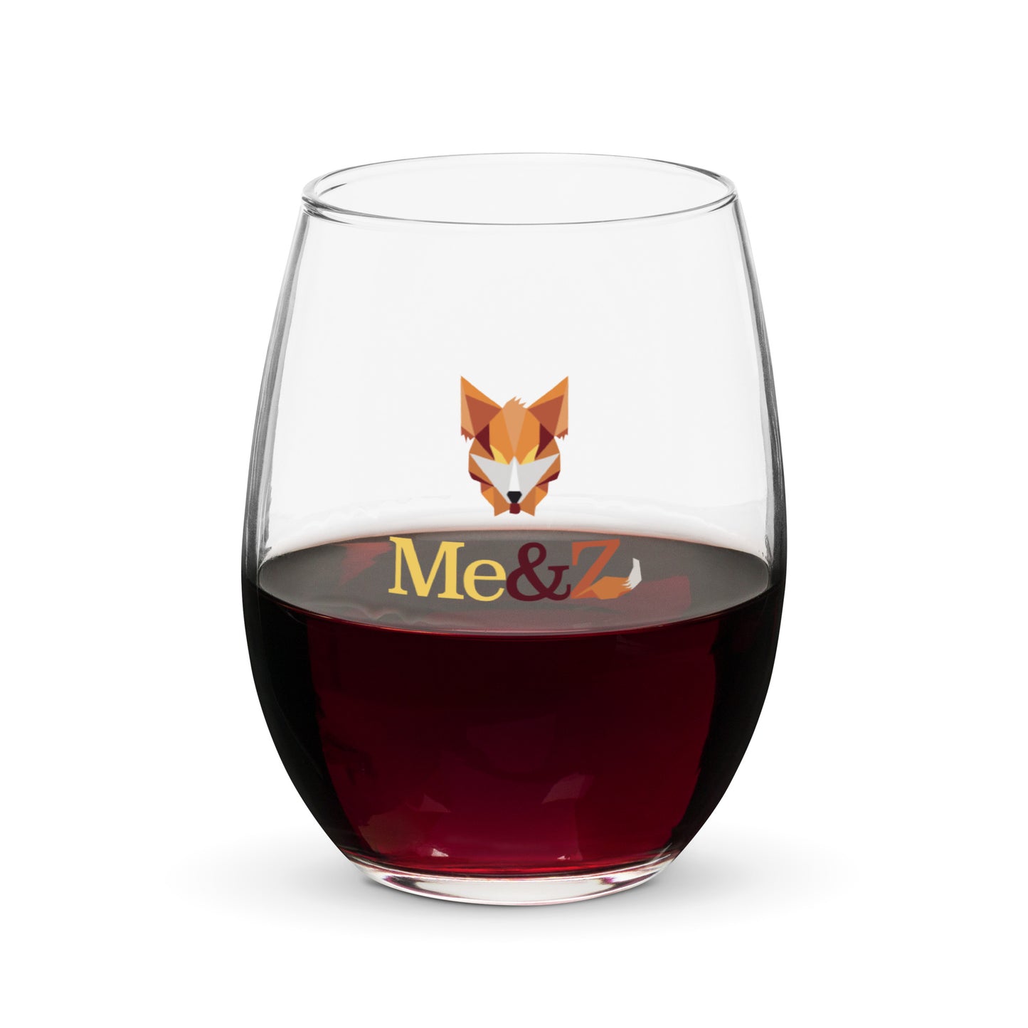 Stemless wine glass