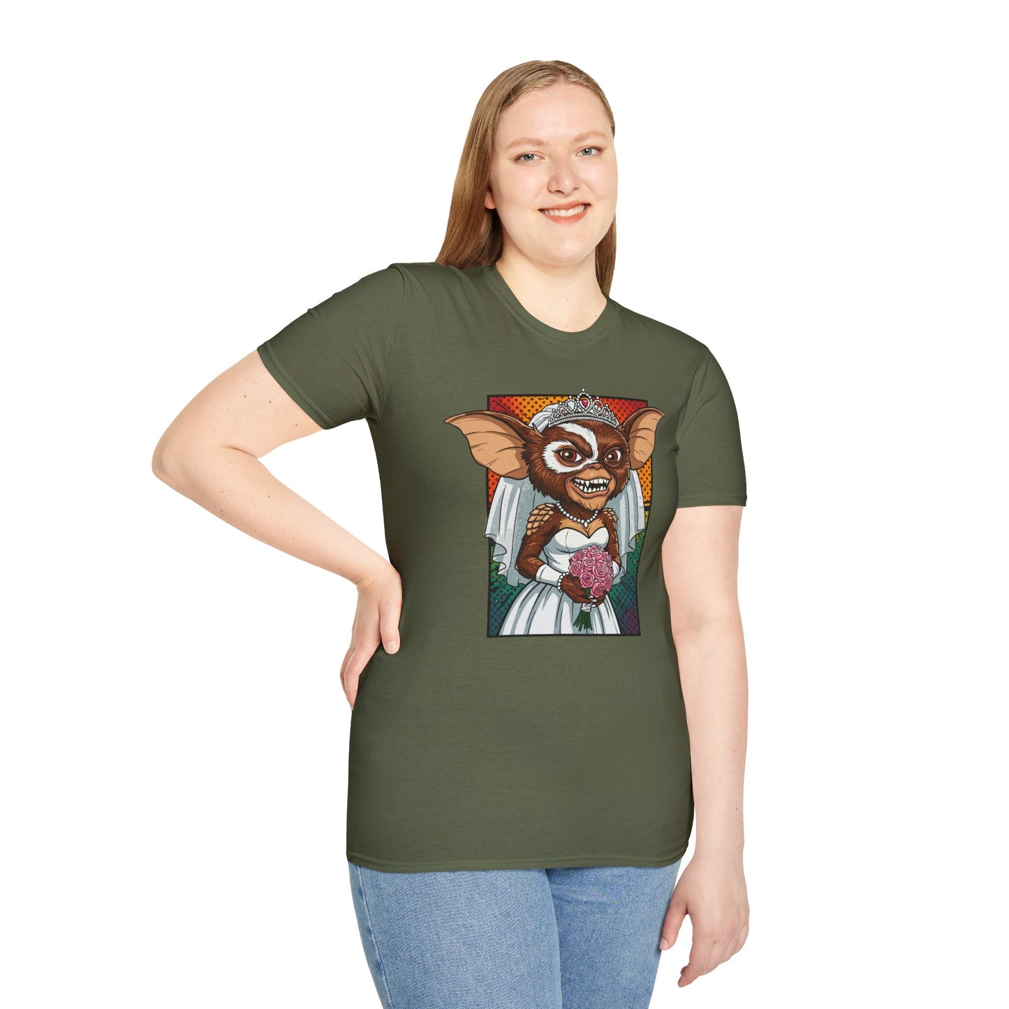 Bridezilla Gremlin Unisex Softstyle T-Shirt - Perfect for Bachelorette Parties and Bridal Showers