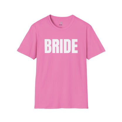 Bride Unisex Softstyle T-Shirt - Perfect for Bachelorette Parties and Bridal Showers