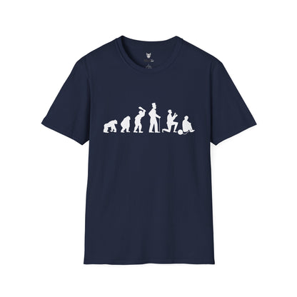 Evolution of a Groom Unisex Softstyle T-Shirt - Perfect for Bachelor Parties and Casual Wear