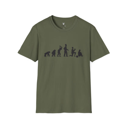 Evolution of a Groom Unisex Softstyle T-Shirt - Perfect for Bachelor Parties and Casual Wear