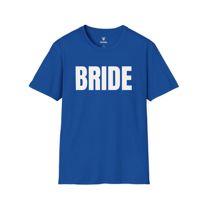 Bride Unisex Softstyle T-Shirt - Perfect for Bachelorette Parties and Bridal Showers