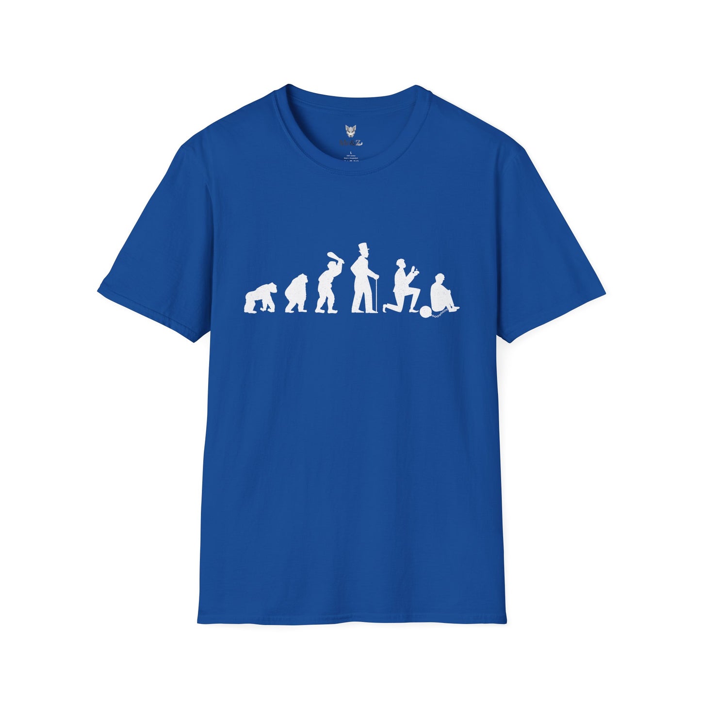 Evolution of a Groom Unisex Softstyle T-Shirt - Perfect for Bachelor Parties and Casual Wear
