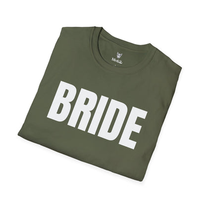 Bride Unisex Softstyle T-Shirt - Perfect for Bachelorette Parties and Bridal Showers