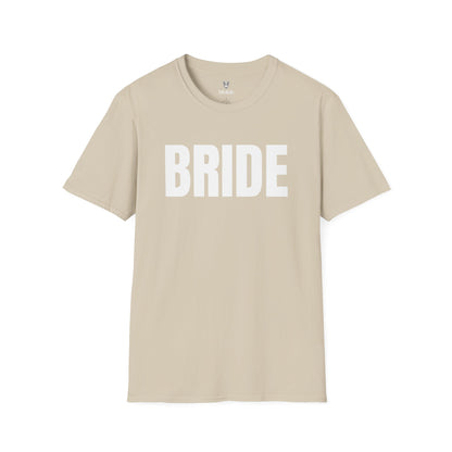Bride Unisex Softstyle T-Shirt - Perfect for Bachelorette Parties and Bridal Showers